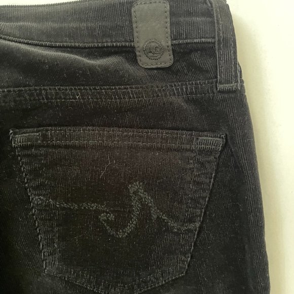 AG Adriano Goldschmied - The Angel - Black Cordoroy Jeans - Size 26 PETITE - Picture 4 of 6